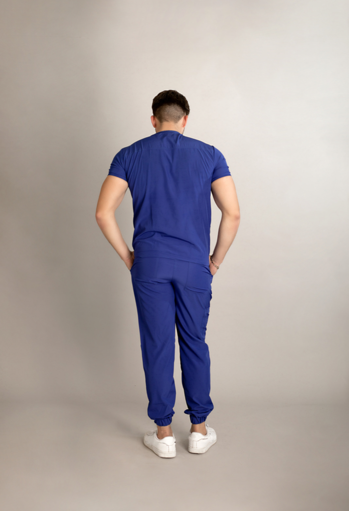 Scrub FANCY Jogger Azul Rey