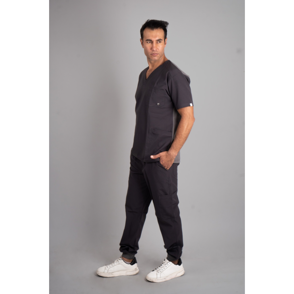 Scrub LUXURY Jogger Gris Oxford