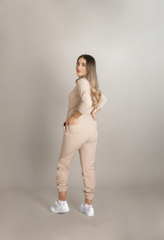 Scrub ON ME  Jogger Beige