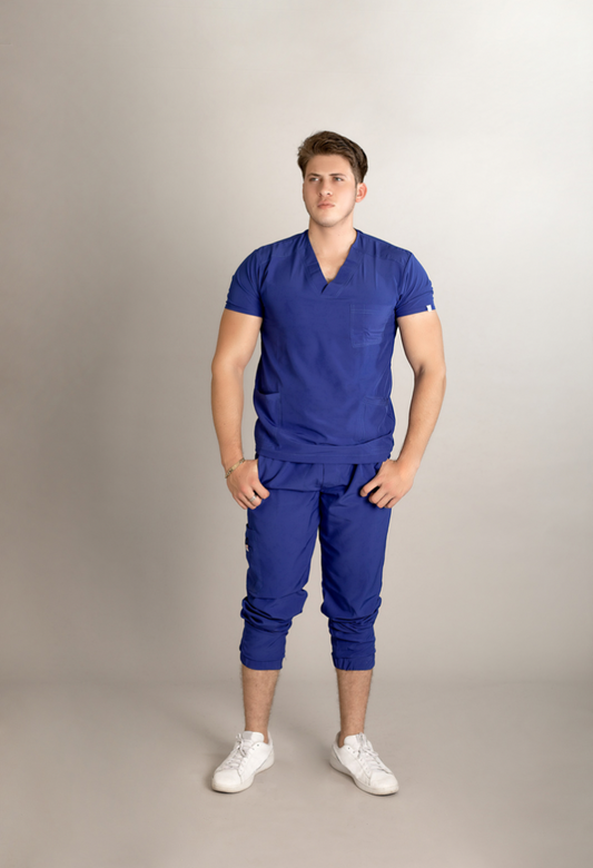 Scrub FANCY Jogger Azul Rey