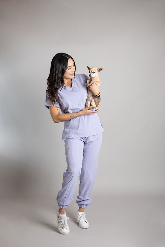 Scrub FANCY Jogger Lila