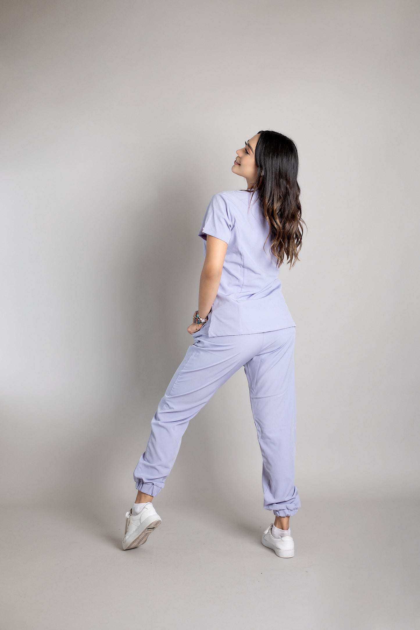 Scrub FANCY Jogger Lila