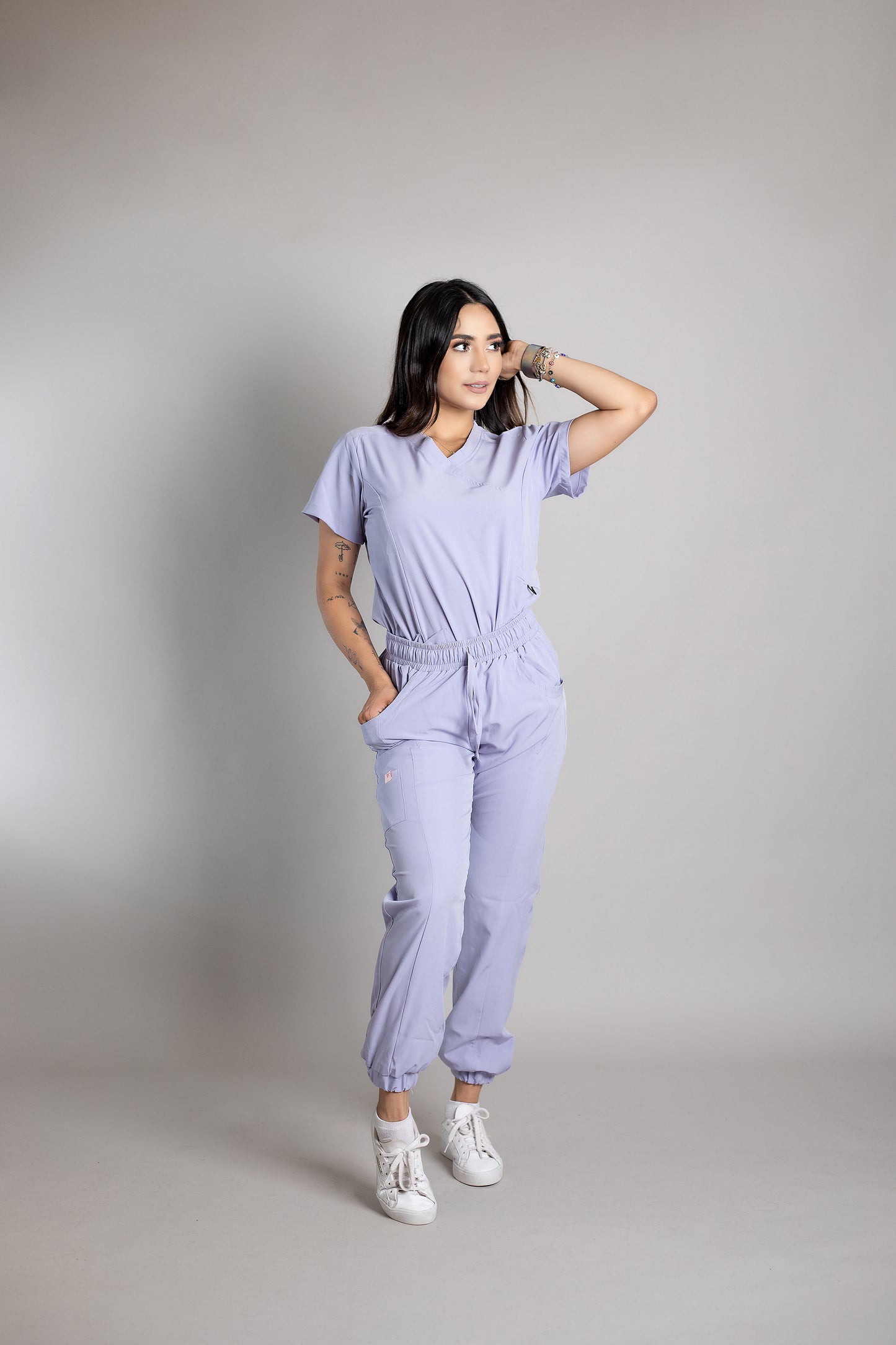 Scrub FANCY Jogger Lila