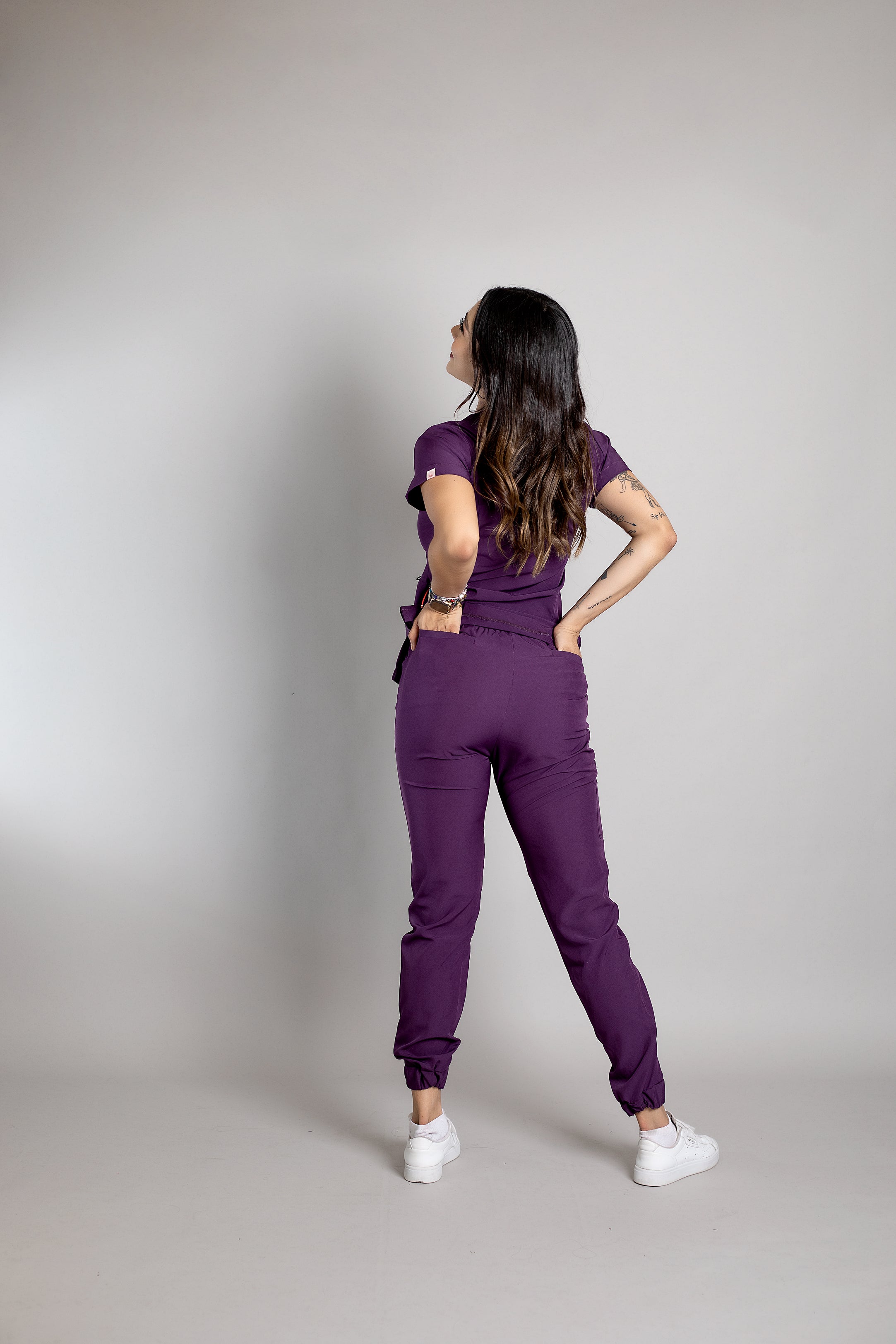 Scrub FANCY Jogger Morado MEDIK UNIFORMS