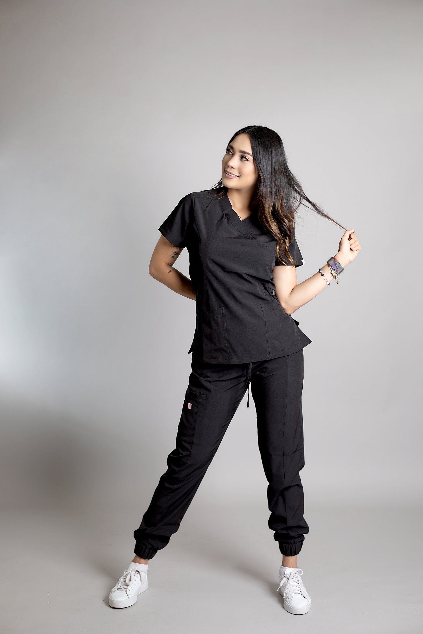 Scrub FANCY Jogger Negro