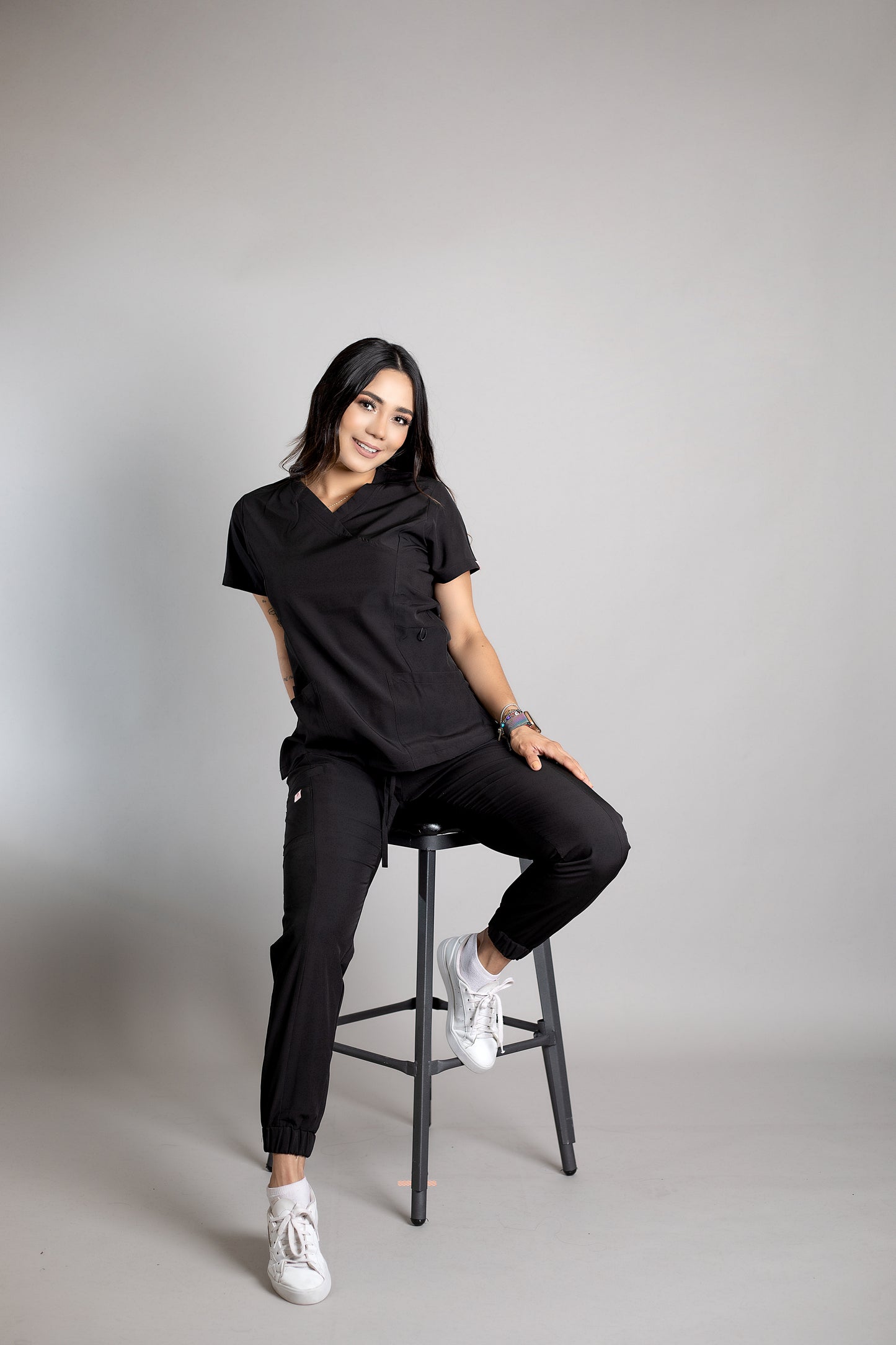 Scrub FANCY Jogger Negro